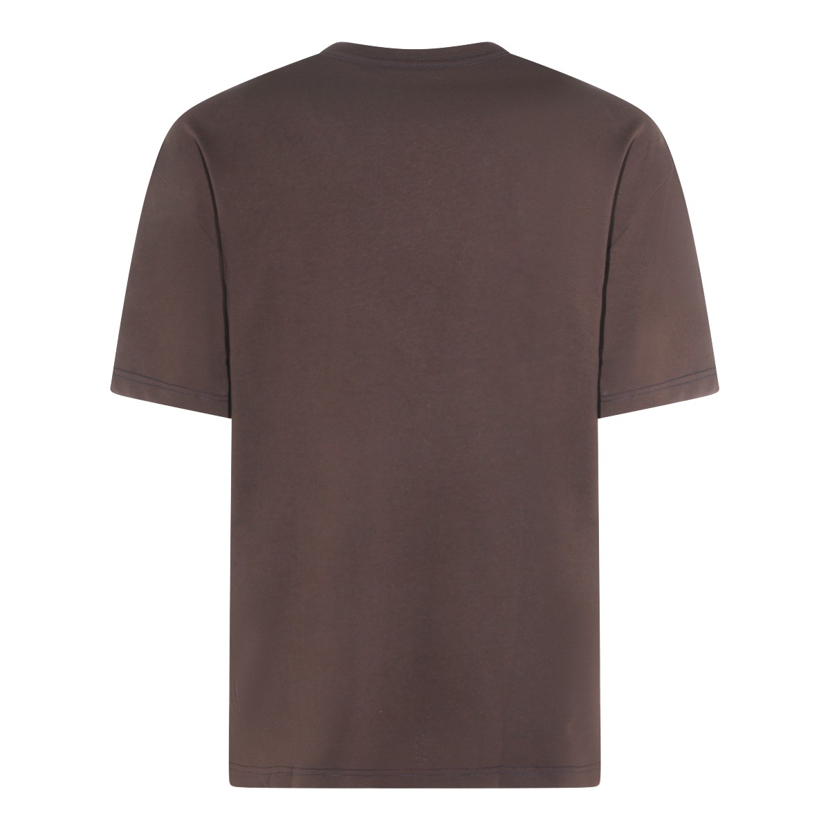 BROWN COTTON T-SHIRT