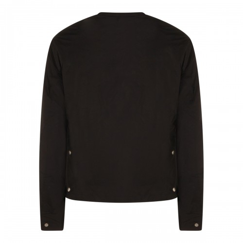 BLACK COTTON CASUAL JACKET 2