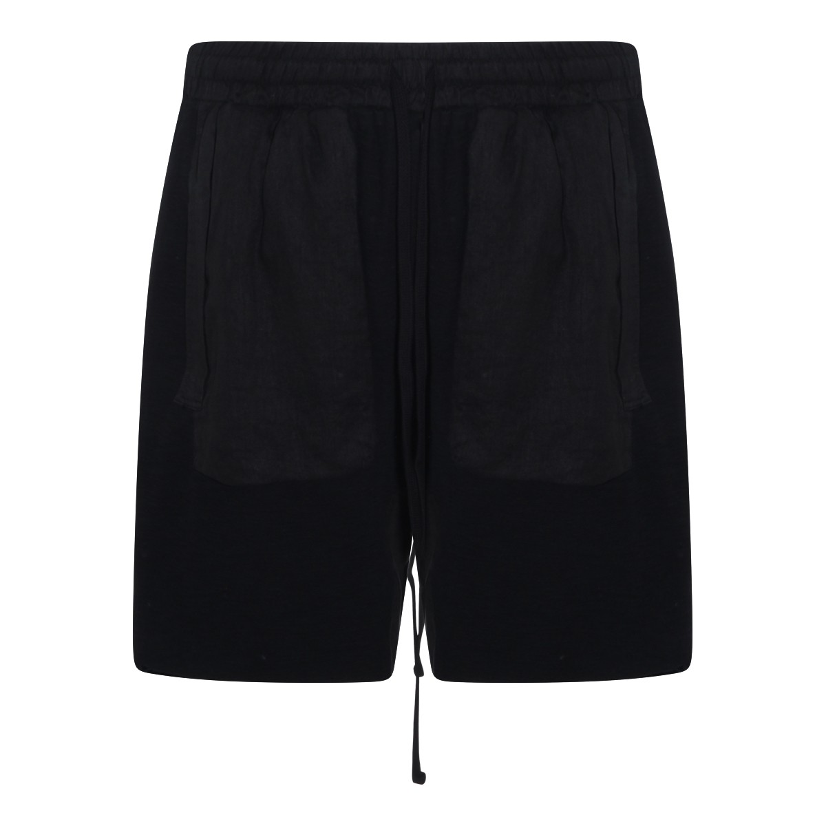 BLACK COTTON SHORTS