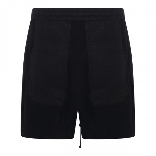 BLACK COTTON SHORTS