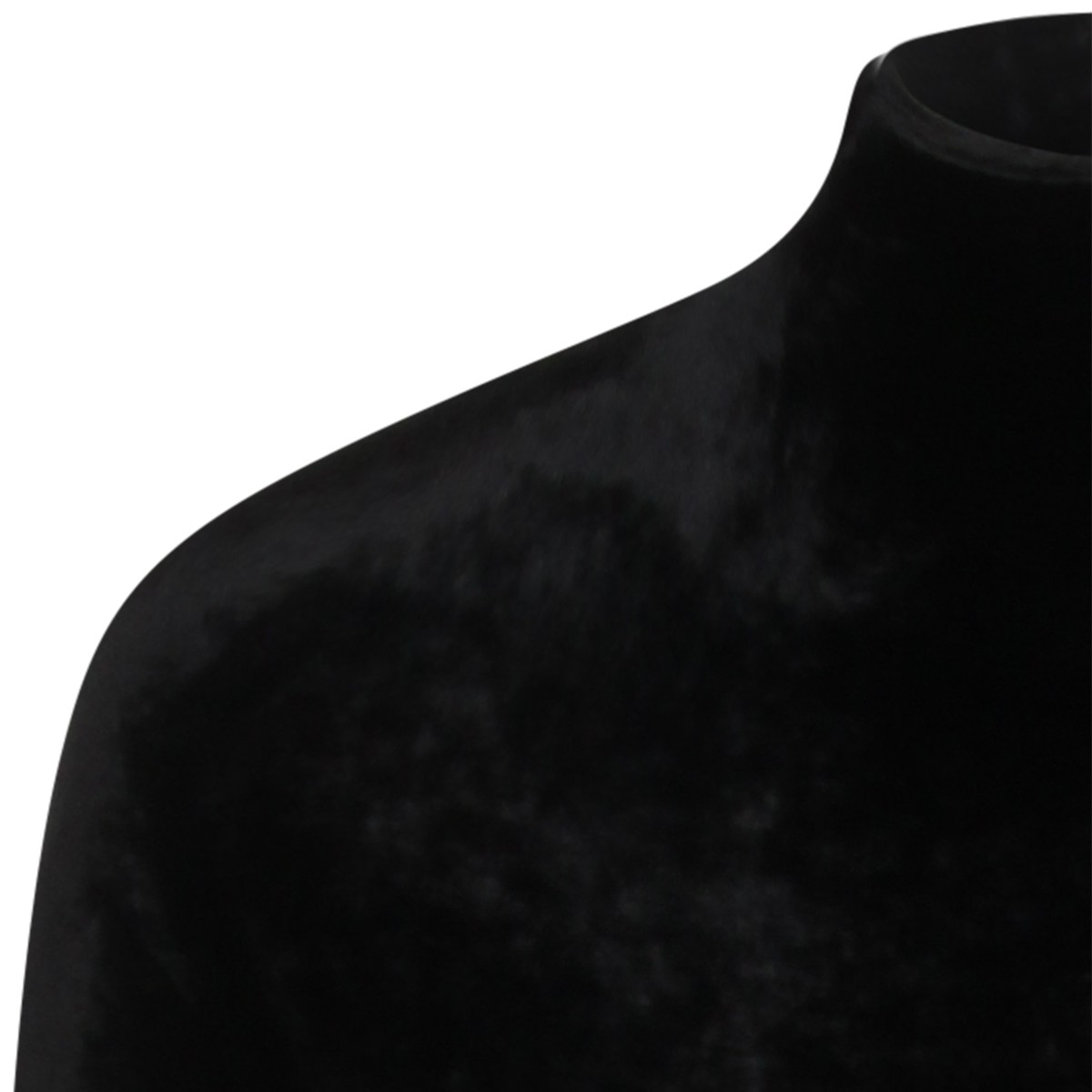 BLACK VISCOSE MAXI DRESS