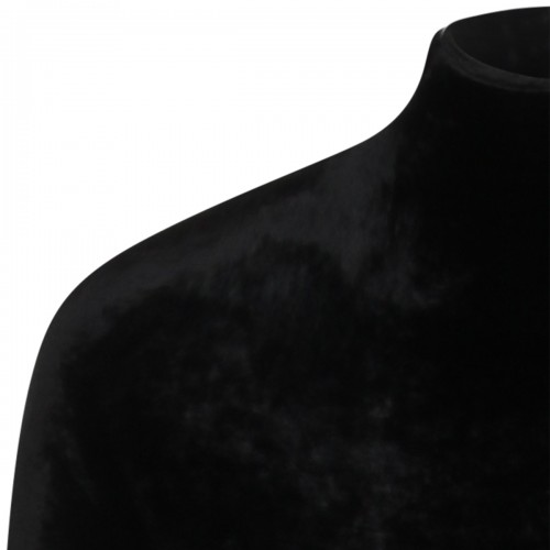 BLACK VISCOSE MAXI DRESS