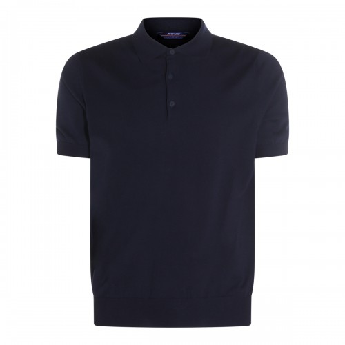 BLUE DEPTH COTTON POLO SHIRT