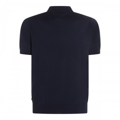 BLUE DEPTH COTTON POLO SHIRT