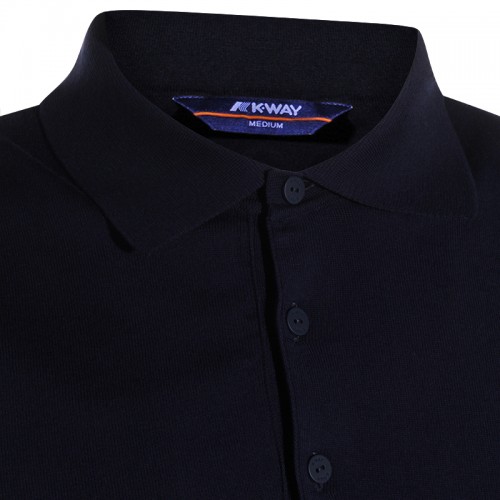 BLUE DEPTH COTTON POLO SHIRT