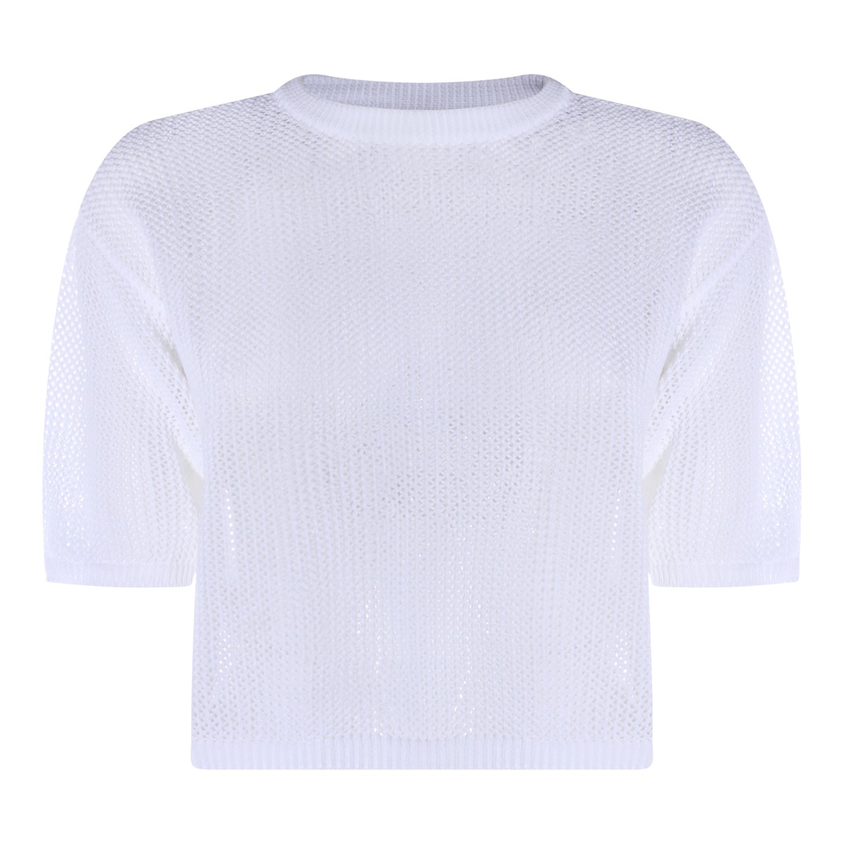 WHITE COTTON KNITWEAR