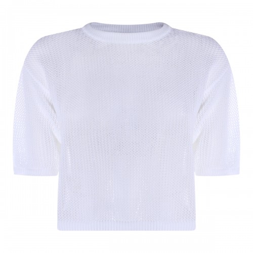 WHITE COTTON KNITWEAR