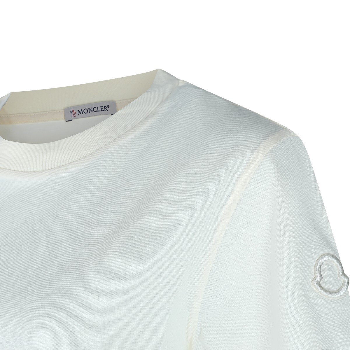 WHITE COTTON T-SHIRT