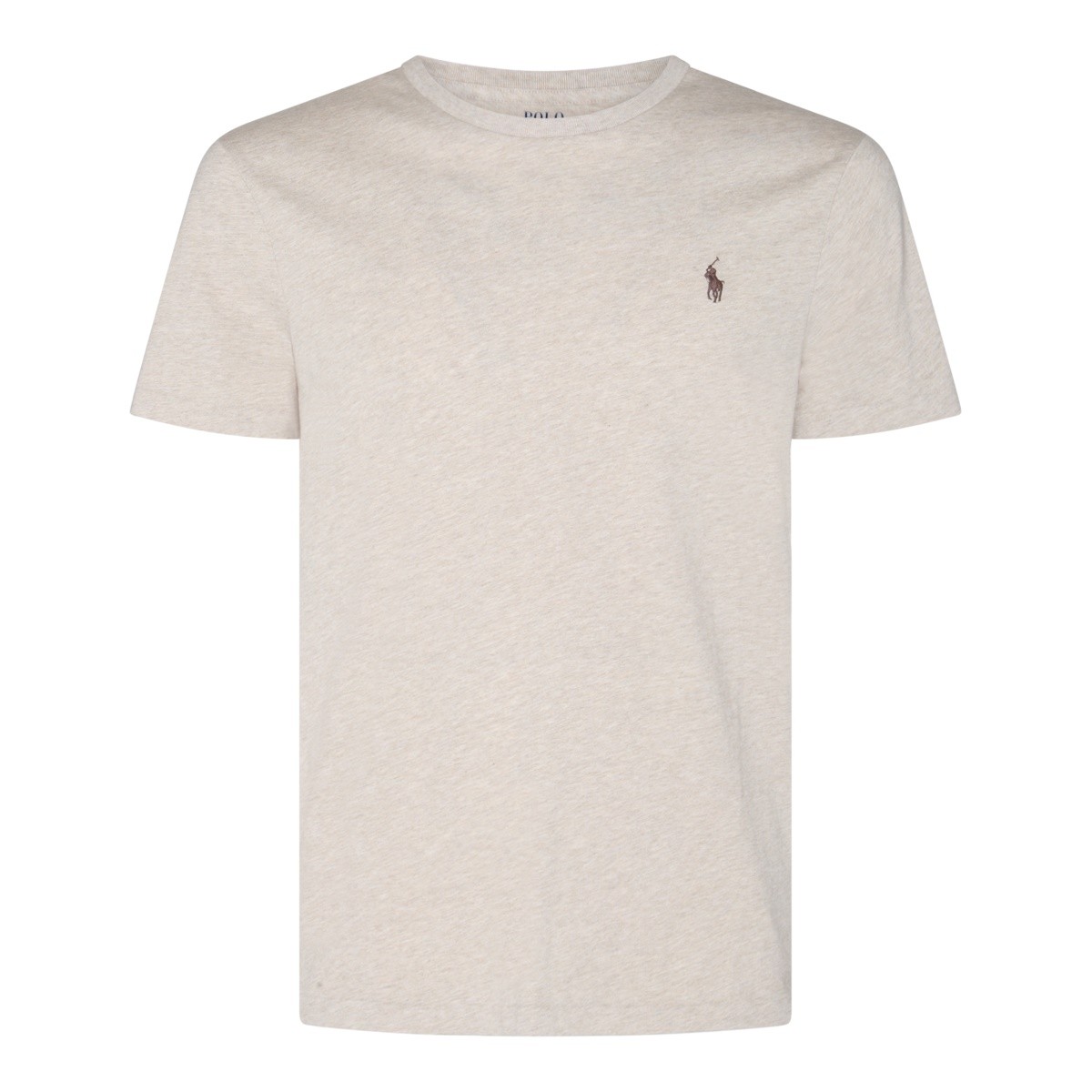 BEIGE COTTON T-SHIRT