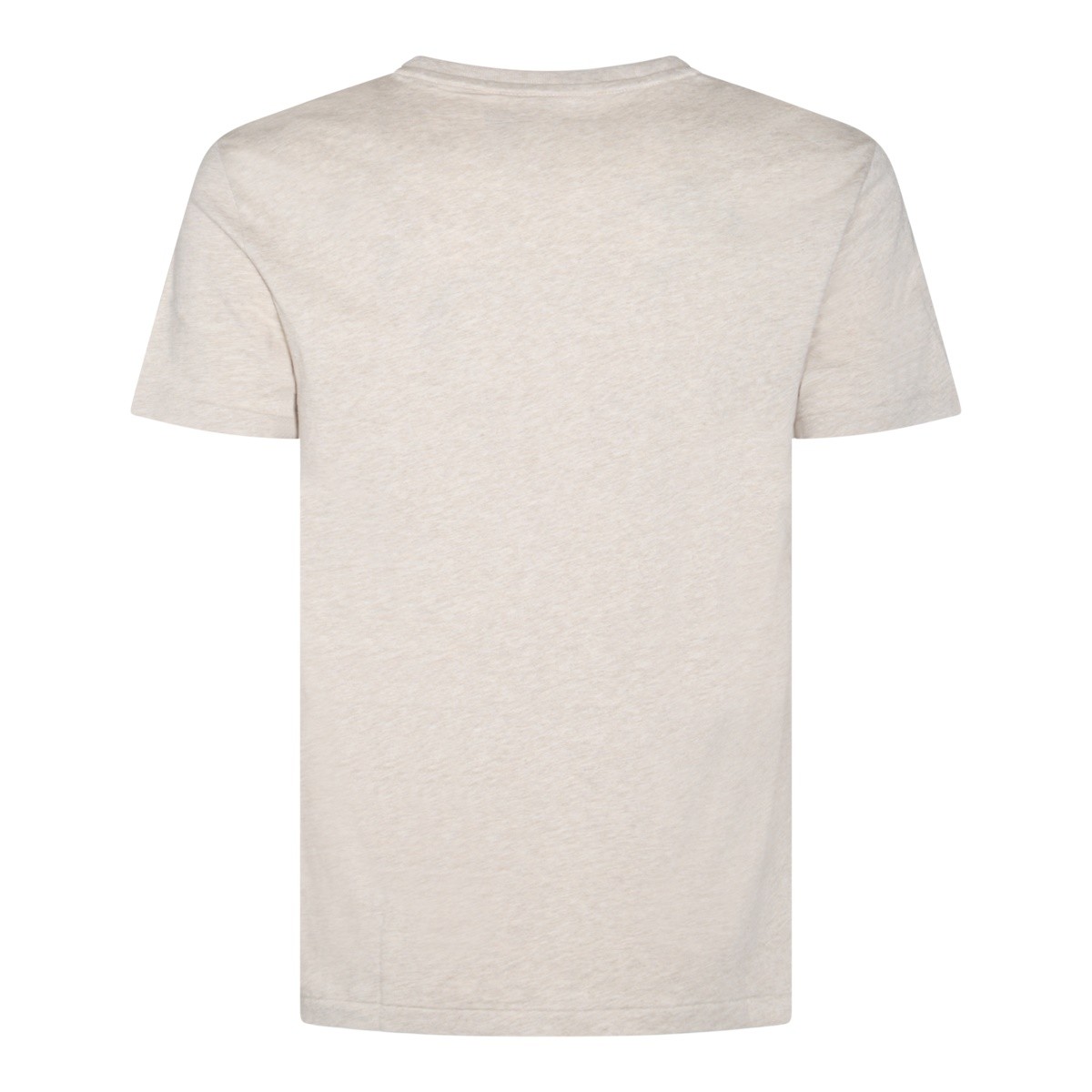 BEIGE COTTON T-SHIRT