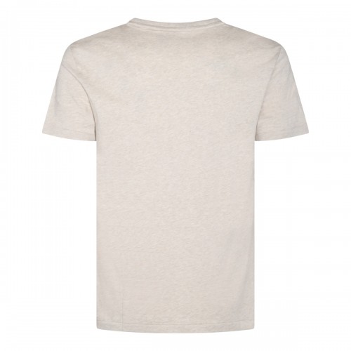 BEIGE COTTON T-SHIRT