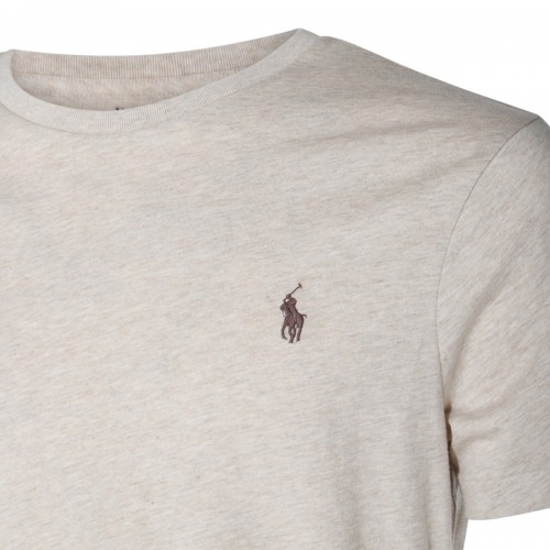 BEIGE COTTON T-SHIRT