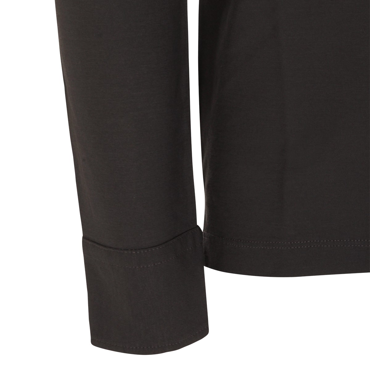 DARK GREY COTTON POLO SHIRT