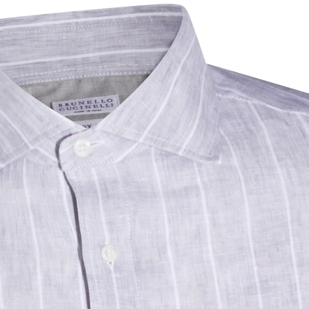 LIGHT GREY LINEN SHIRT