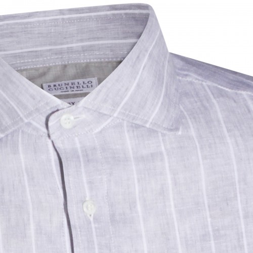 LIGHT GREY LINEN SHIRT