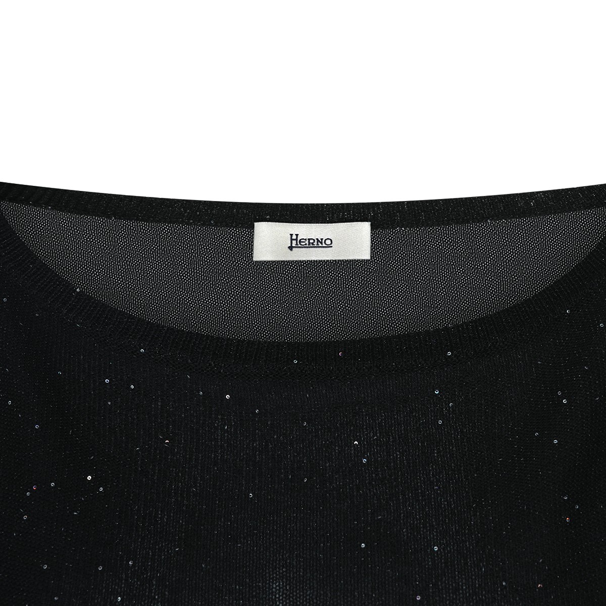 BLACK VISCOSE KNITWEAR