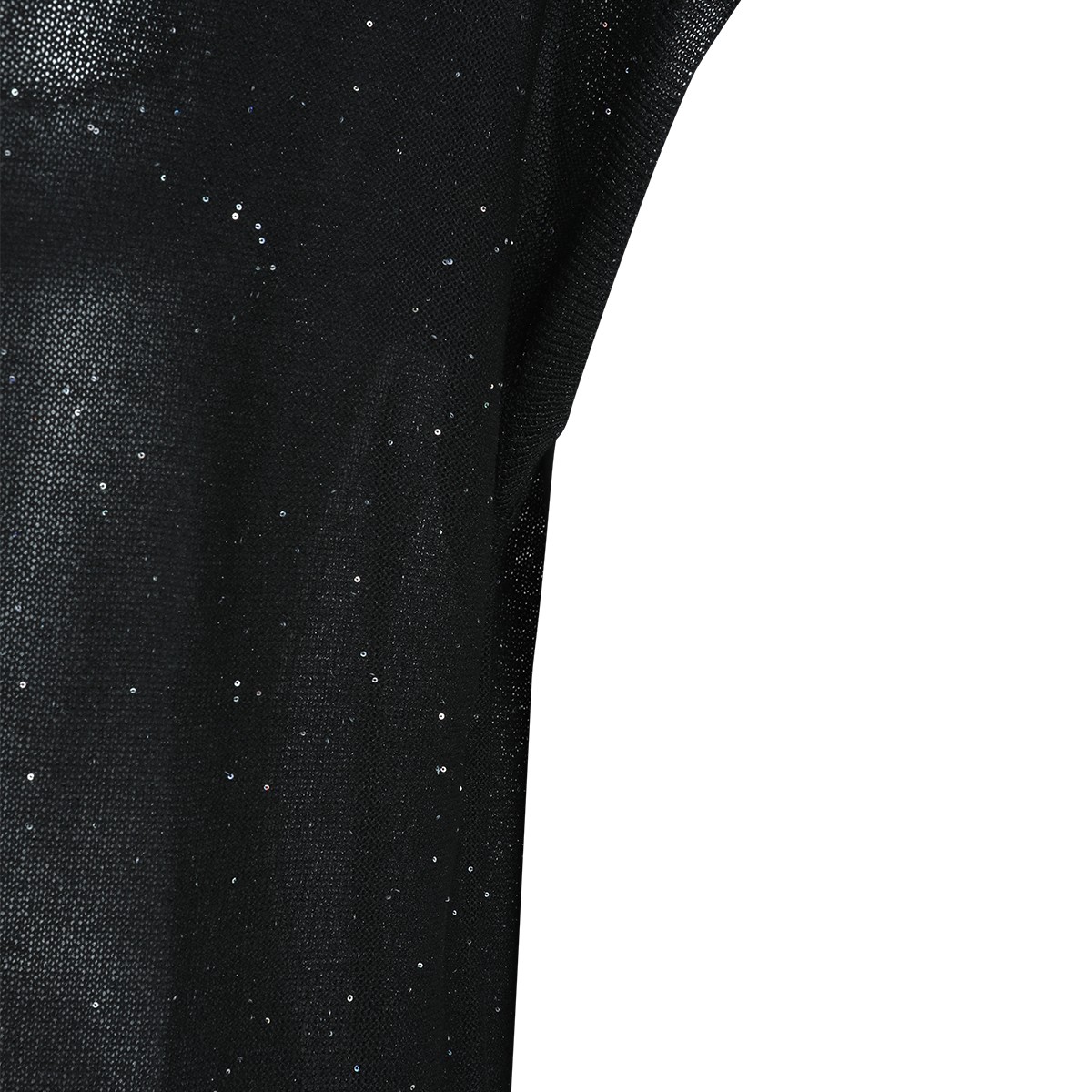 BLACK VISCOSE KNITWEAR