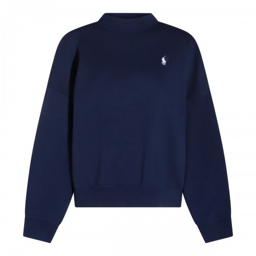 NAVY COTTON SWEATSHIRT