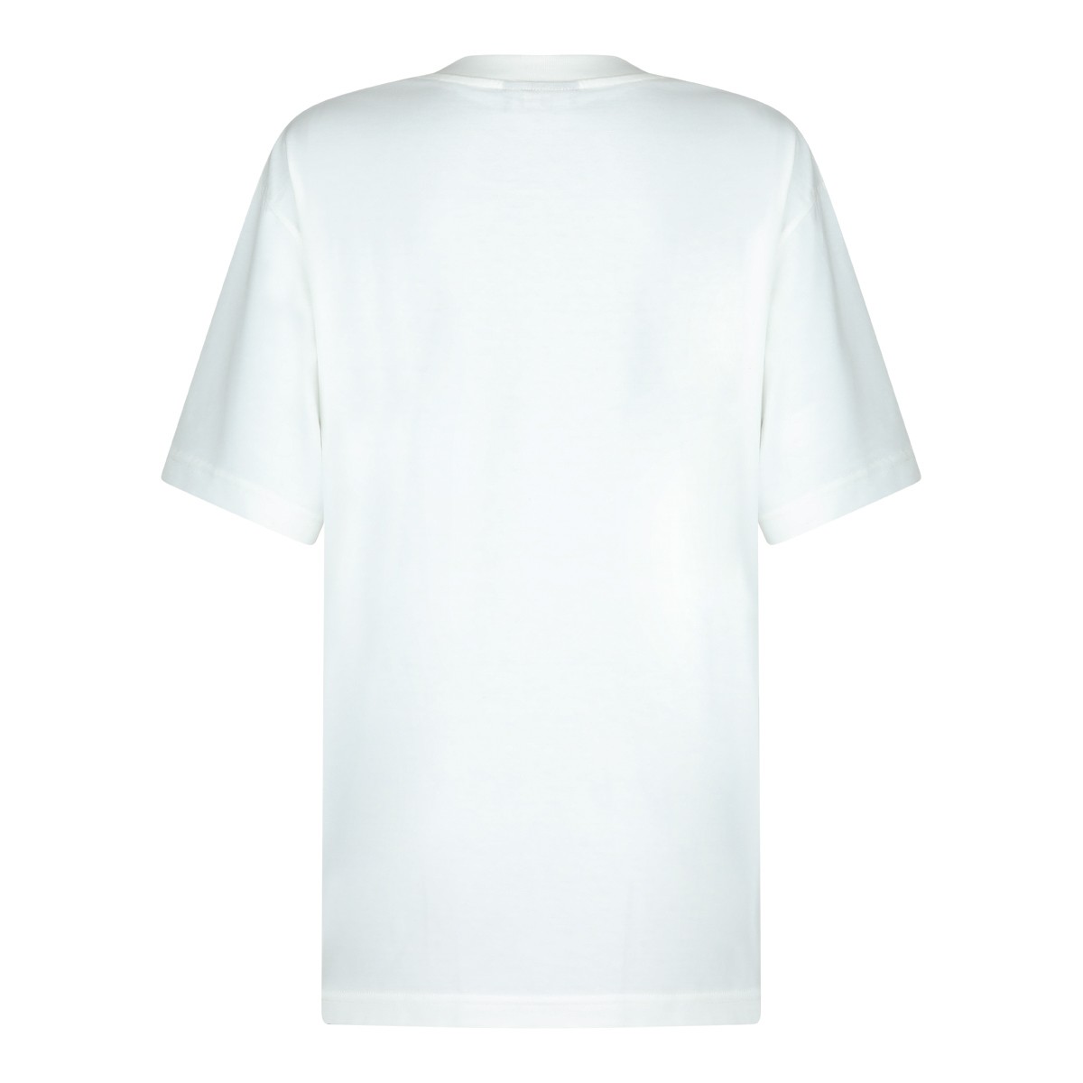 WHITE COTTON T-SHIRT