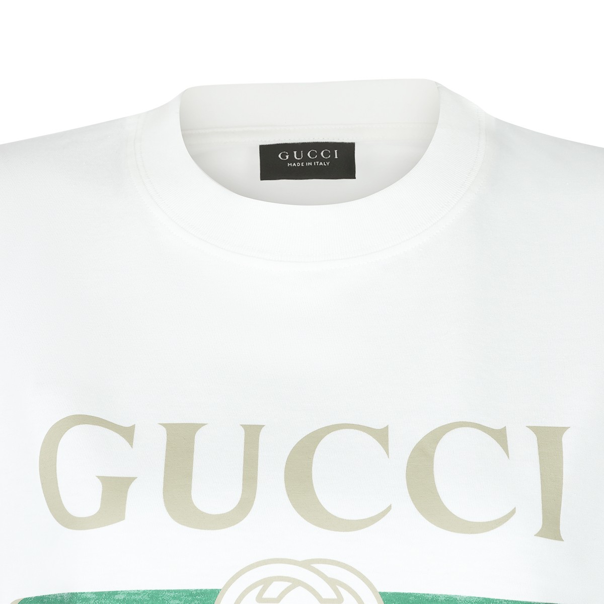 WHITE COTTON T-SHIRT