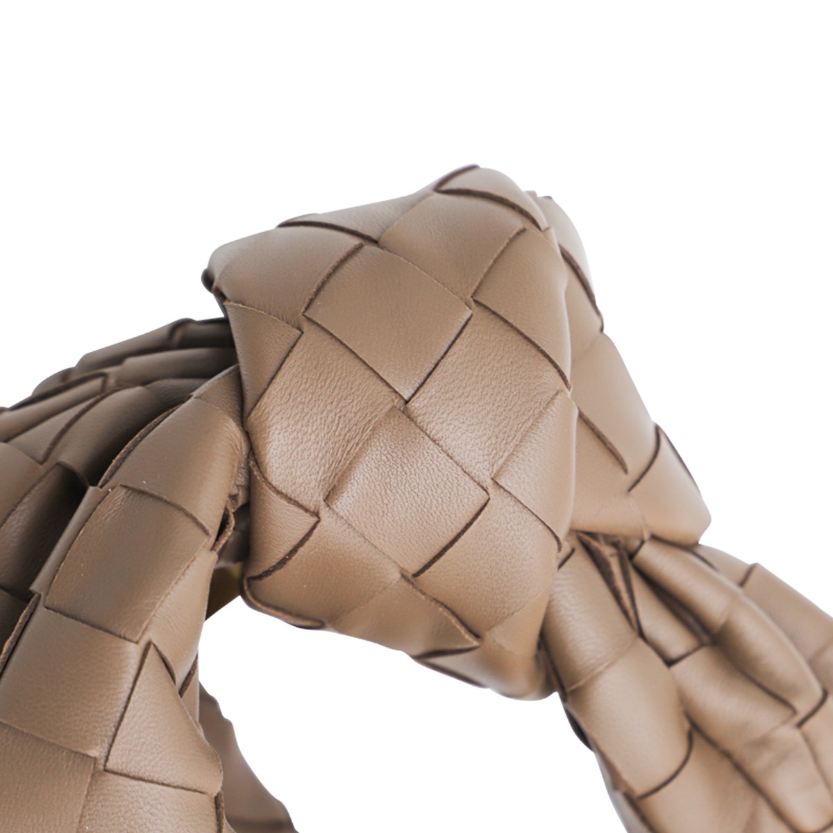 BEIGE LEATHER MINI JODIE BAG