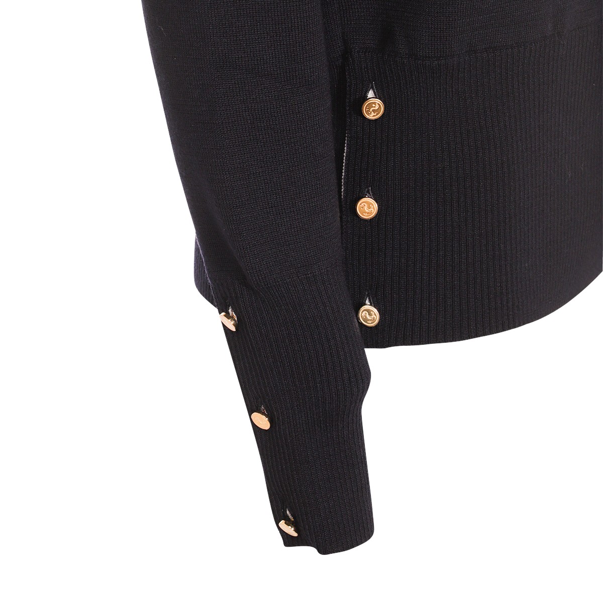 DARK BLUE WOOL KNITWEAR