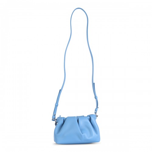 LIGHT BLUE LEATHER EVA MINI CLUTCH