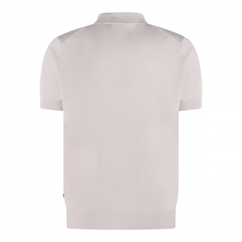 LIGHT BEIGE COTTON POLO SHIRT 2