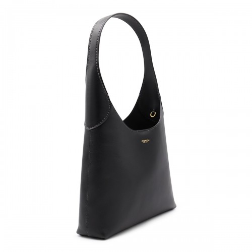 BLACK LEATHER BROOKLYN 28 SHOULDER BAG