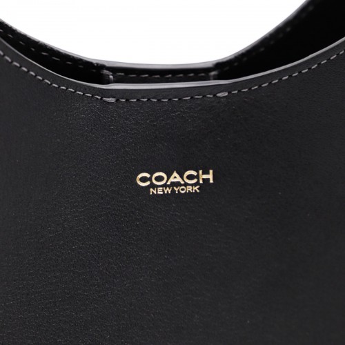 BLACK LEATHER BROOKLYN 28 SHOULDER BAG