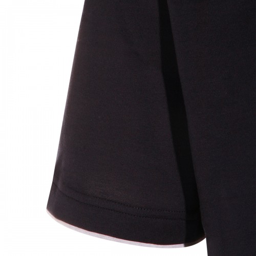 DARK BLUE COTTON T-SHIRT