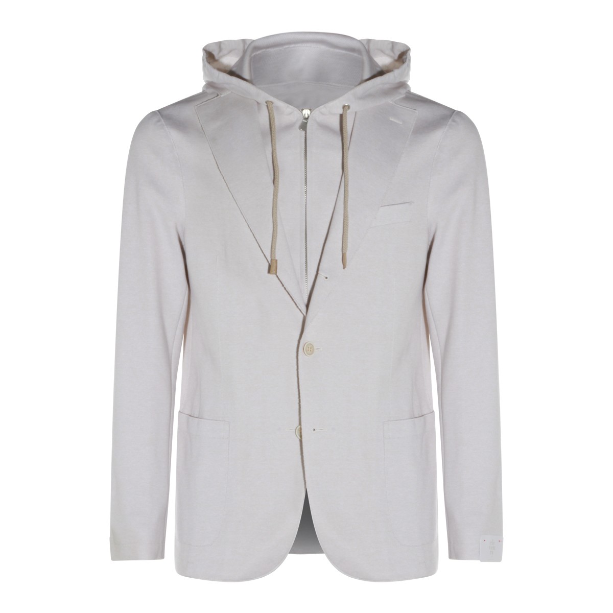 SAND COTTON BLEND BLAZER