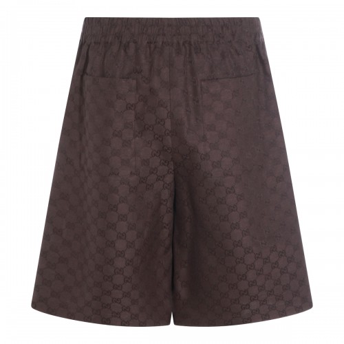 BROWN GG SHORTS