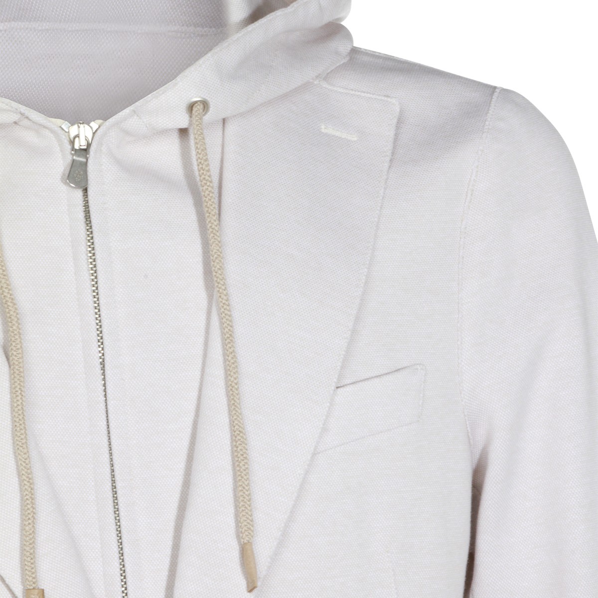 SAND COTTON BLEND BLAZER