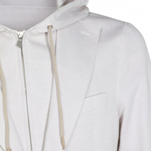 SAND COTTON BLEND BLAZER