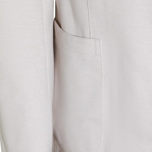 SAND COTTON BLEND BLAZER