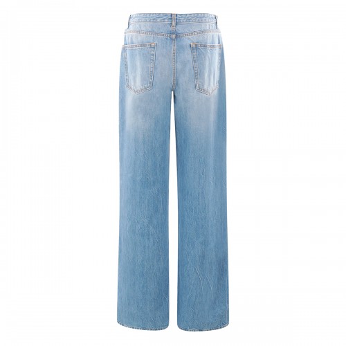 BLUE COTTON DENIM JEANS 2