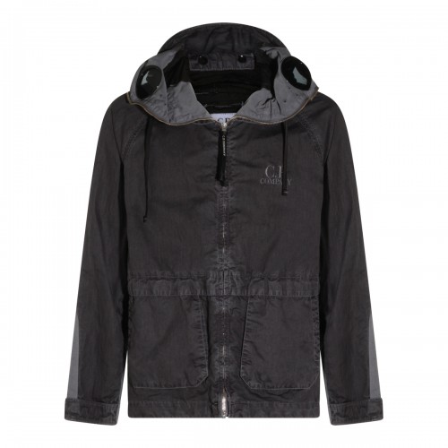 BLACK COTTON CASUAL JACKET 