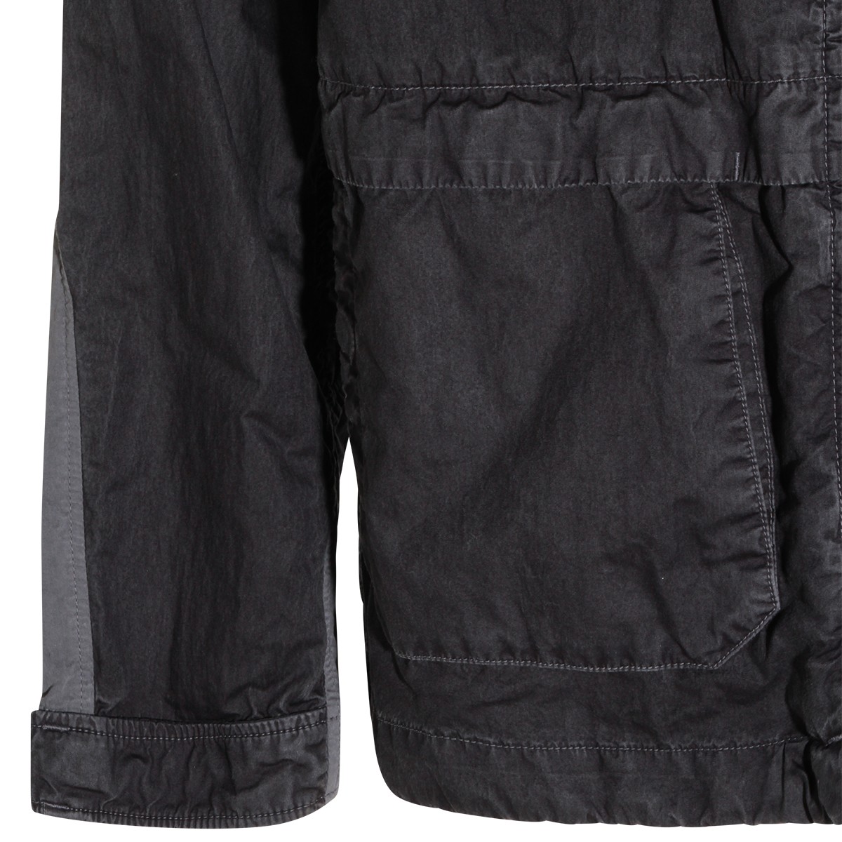 BLACK COTTON CASUAL JACKET 