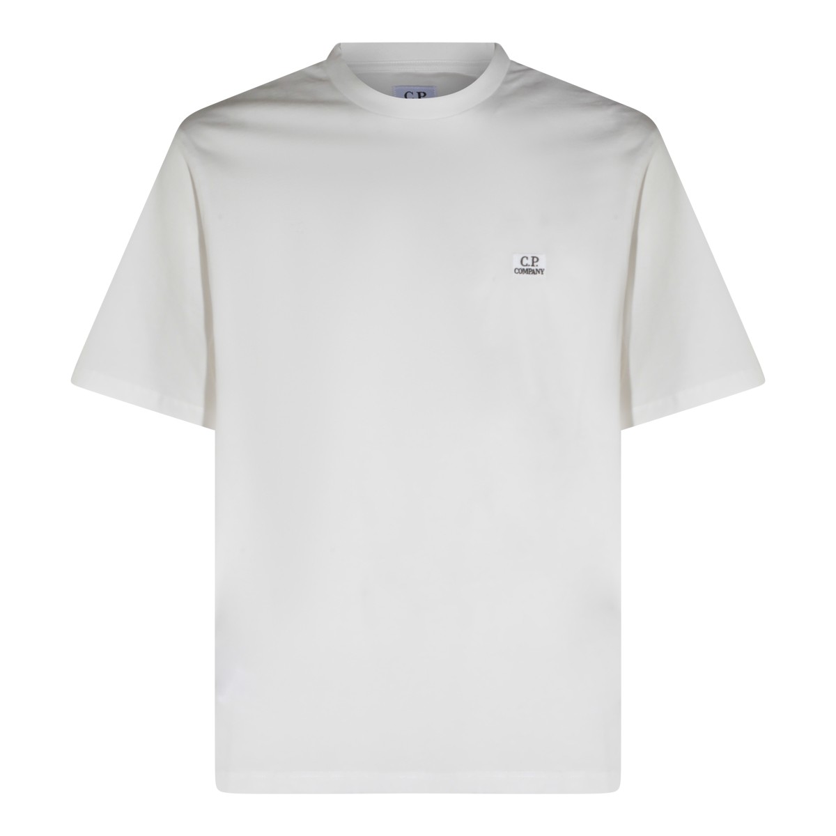 GAUZE WHITE COTTON T-SHIRT