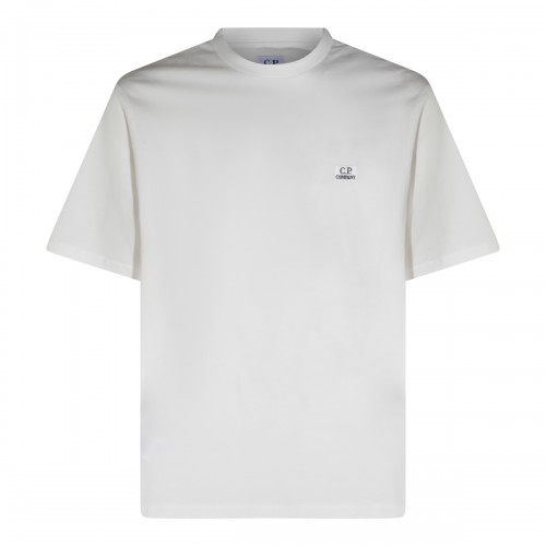 GAUZE WHITE COTTON T-SHIRT