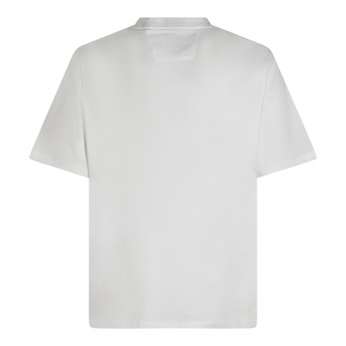 GAUZE WHITE COTTON T-SHIRT 2
