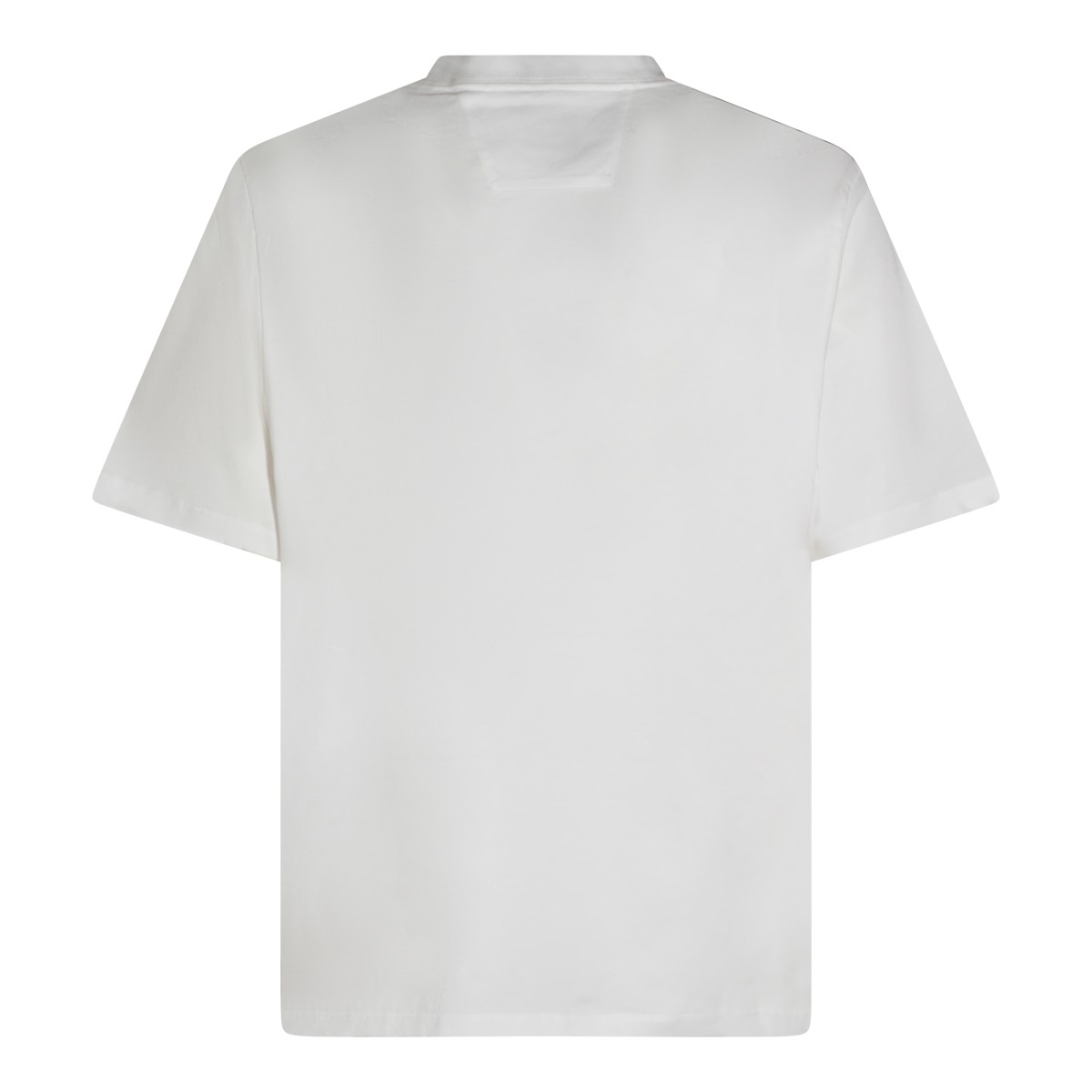 GAUZE WHITE COTTON T-SHIRT