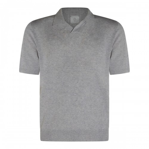 GREY LINEN COTTON BLEND...