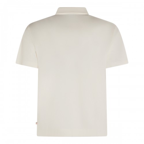 WHITE COTTON POLO SHIRT