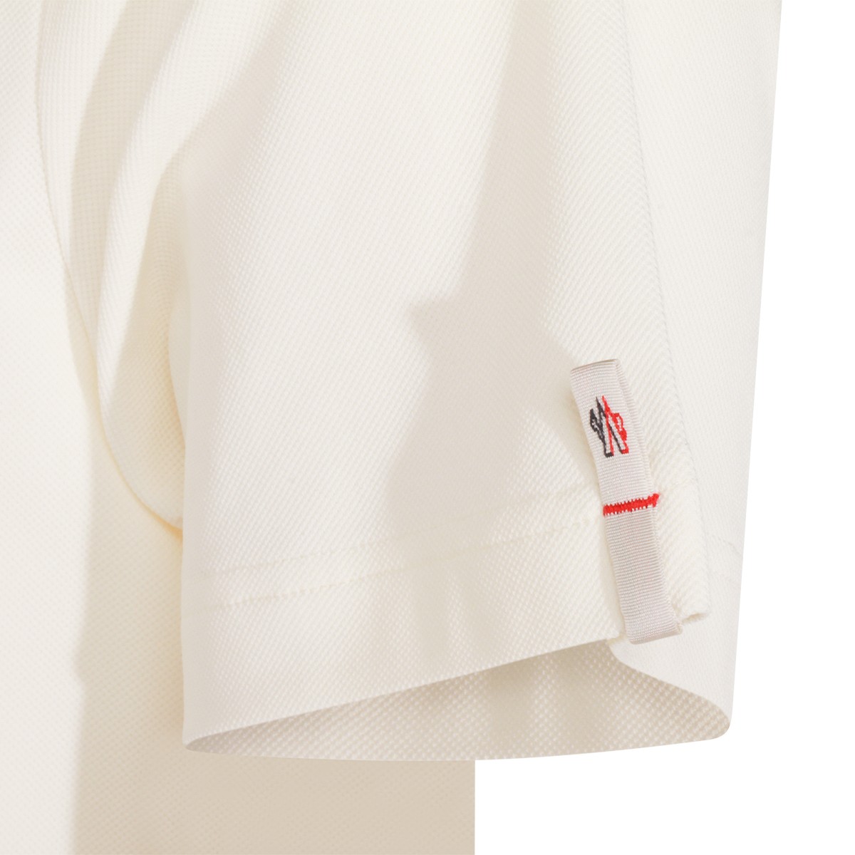 WHITE COTTON POLO SHIRT