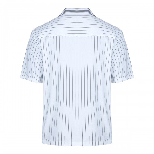 WHITE AND GREY COTTON SHIRT