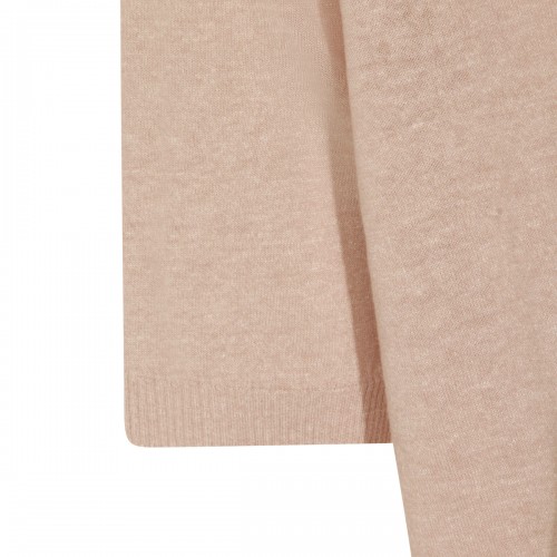 SAND LINEN COTTON BLEND POLO SHIRT