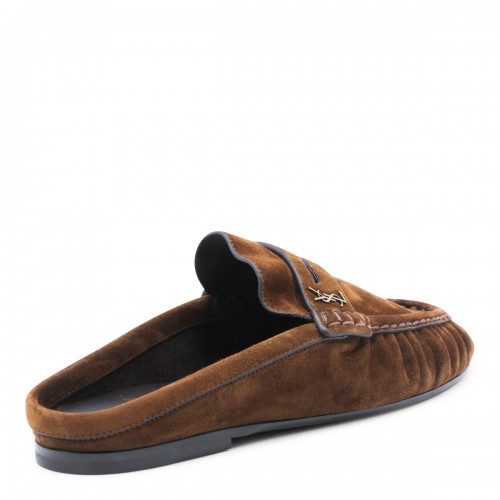 BROWN LEATHER LOAFERS