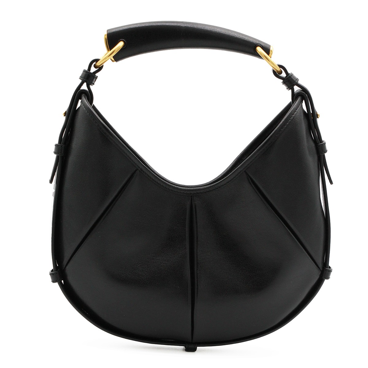 BLACK LEATHER SMALL MOMBASA